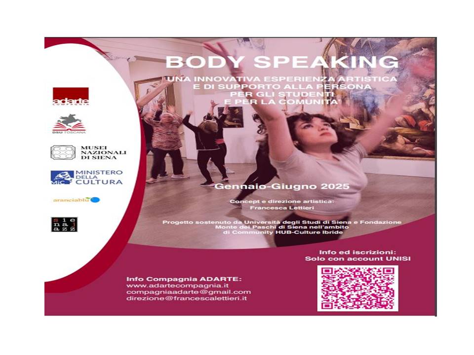 Body Speaking: laboratori di danza contemporanea e movimento creativo